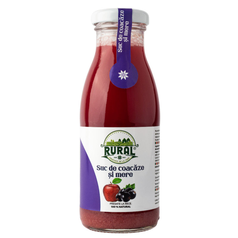 Suc de coacăze și mere 250ml