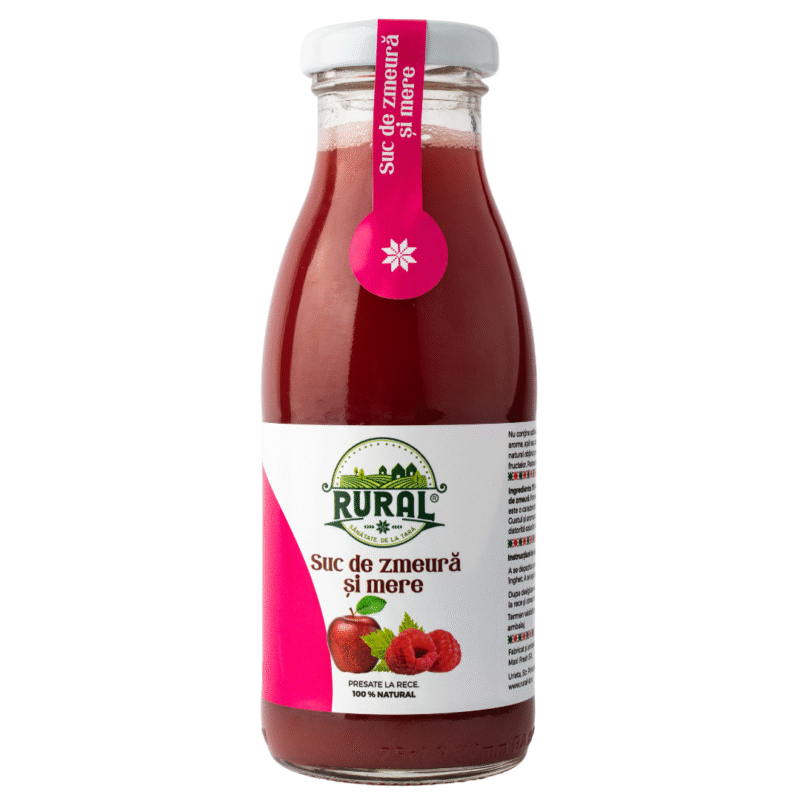 Suc de zmeură și mere 250ml
